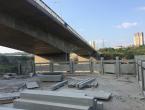 李渡新区涞滩河二桥观景台青砂石栏杆在建项目